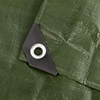 GardenMate 2 m x 2 m 140 g-m2 Lona de protección Home &amp- Garden verde | Funda protectora | Lona impermeable